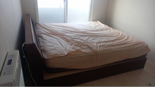 キングベッドマットレス付き　代理出品