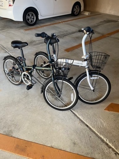 キャプテンスタッグ(CAPTAIN STAG) 20インチ 折りたたみ自転車２台