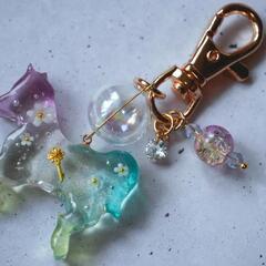 レジンアクセサリーorキーホルダーの画像