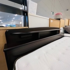 [キングサイズ】ベッド　マットレス付き　収納付　美品🤩の画像