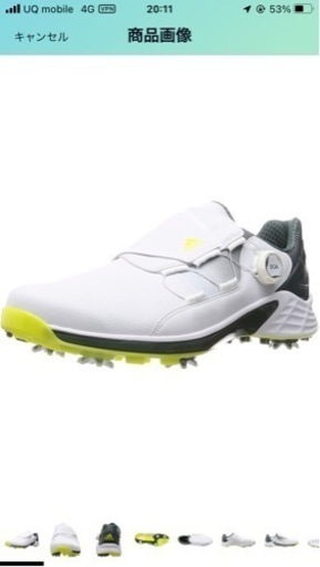 アディダスゴルフ] ゴルフシューズ ZG21 ボア メンズ