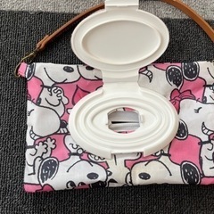 ハンドメイド　おしりふきカバー　ベル　撥水の画像