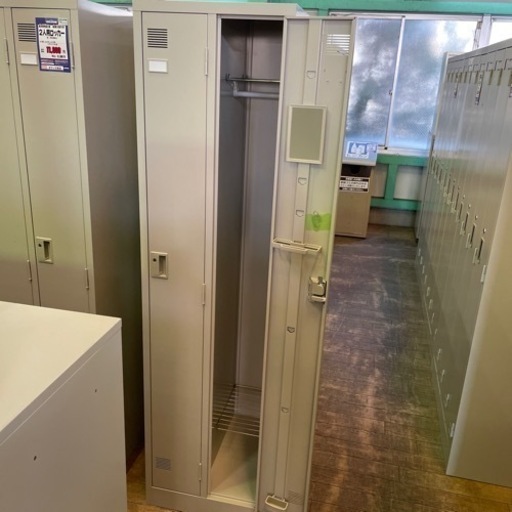 JJ-27 【オフィス家具専門店】東洋事務器工業の2人用ロッカーです！ R4.10/29時点で在庫数2点あり