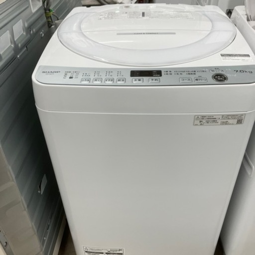 シャープ2022年7.0KW洗濯機美品