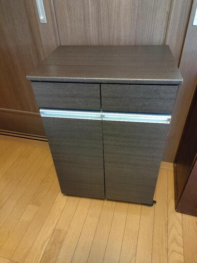 【今週末まで】おしゃれ家具調ゴミ箱　ブラウン木目
