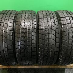 185/60R15 ダンロップWM02 バリ溝4本 送料込み