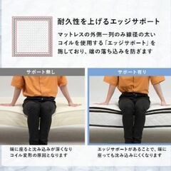 2022年購入 すのこベッド　マットレス付　脚下収納可能　ポケットコイル マットレスの画像