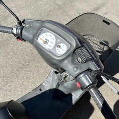 ジョグ✨SA12✨セル1発✨スペアキー✨カゴ付き✨の画像