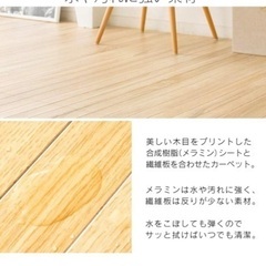 完売　ウッドカーペットの画像