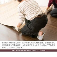 完売　ウッドカーペットの画像