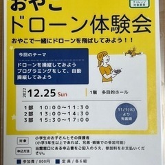 ドローンでプログラミング体験