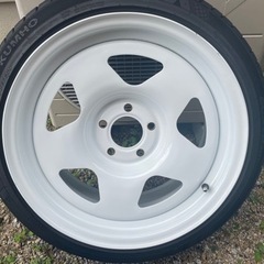 TC01 ホイール タイヤセット4本　8j +20 5穴