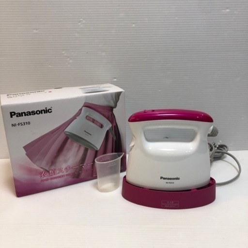 #6530Panasonic 衣類スチーマー ビビッドピンク調 NI-FS310