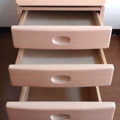 【取引中】デスク下ワゴン　３段引き出しの画像