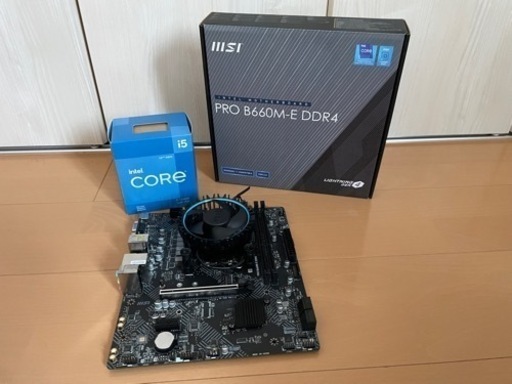 マザーボード　CPUセット　i5 12400F