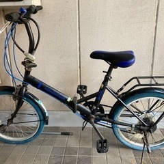 【中古自転車　手渡しのみ】20インチ6段変速
