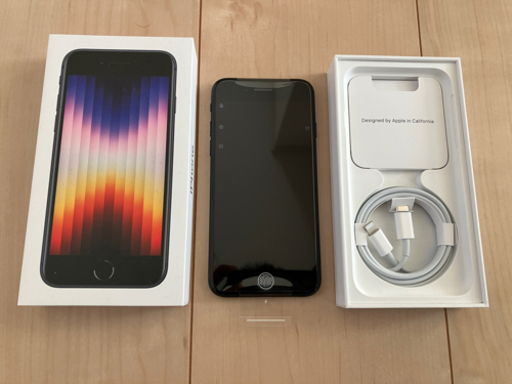 【本日限定値下げ】新品同様 Apple iPhoneSE第3世代64GB ブラック