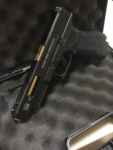 ハイキャパ5.1コンバットマスターJW仕様とグロック34 SAIカスタム