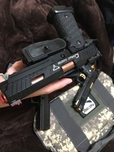 ハイキャパ5.1コンバットマスターJW仕様とグロック34 SAIカスタム