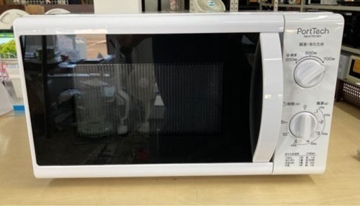2021年製‼️コーナン オリジナル PortTech 単機能電子レンジ 【西日本専用 60Hz】 RE-K7016V ホワイト リサイクルショップ宮崎屋 住吉店 22.10.29F