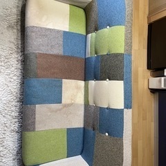 パッチワーク ボロソファ 3人がけ 