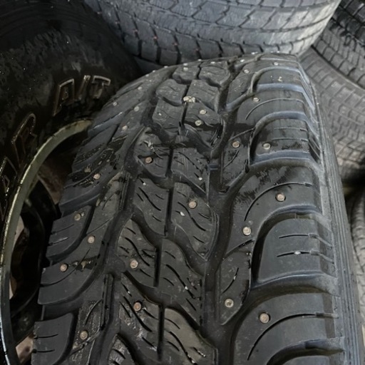 ランクル　スパイクタイヤ　LT 285/75R16 アルミホイール付き　YOKOHAMA ジオランダー　4本セット