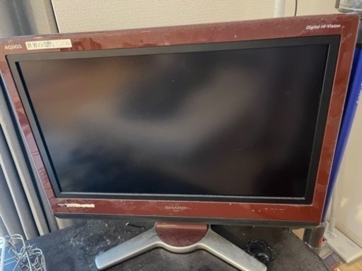 SHARP シャープ 26V型　液晶テレビ　取りに来られる方のみ