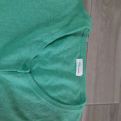 グリーンカーディガンの画像