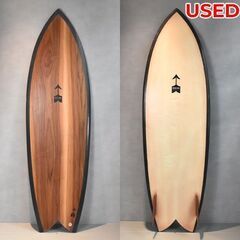 【中古】HESS SURFBOARD ヘスサーフボード KUNKEL 5’11” サーフボード ショート ツイン フィッシュ 