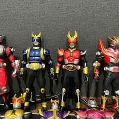 仮面ライダーシリーズ　ソフビ、指人形、その他部品の画像
