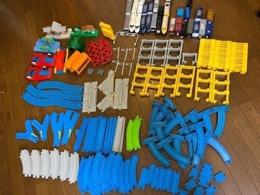 プラレール 【大量】無限ループ 橋 トンネル 駅