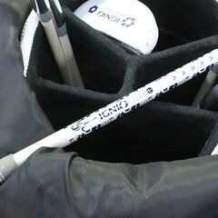 IGNIO レディース ゴルフ ハーフセット 1W/7I/9I/PW/SW/PT Flex L キャディバッグ付き 花柄 右利き イグニオ 札幌市 清田区 平岡の画像