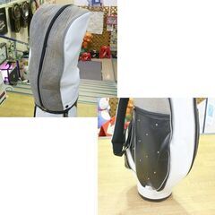 IGNIO レディース ゴルフ ハーフセット 1W/7I/9I/PW/SW/PT Flex L キャディバッグ付き 花柄 右利き イグニオ 札幌市 清田区 平岡の画像