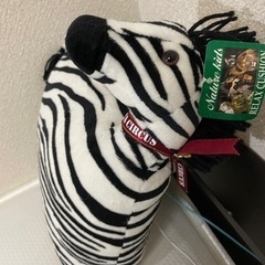 木下大サーカス★シマウマのぬいぐるみ★経年保管中古品の画像