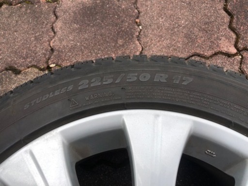 【受け渡し決定】　225 50 R17 レクサス純正ホイル　スタッドレスタイヤ