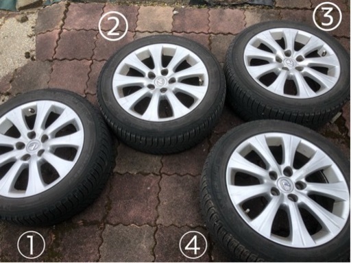 【受け渡し決定】　225 50 R17 レクサス純正ホイル　スタッドレスタイヤ