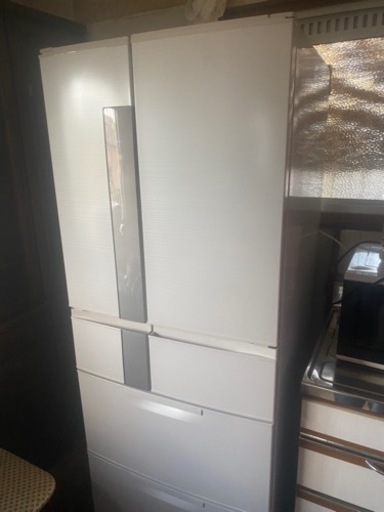 冷蔵庫 6ドア 475L  美品 三菱 MR-JX48LX-W 観音開き