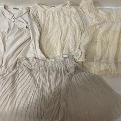 ブラウス3枚とスカート★古着