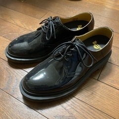 【未使用】Dr.MARTENS ドクターマーチン×ビームス  UK6 黒 エナメルの画像