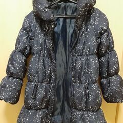 140サイズ　コート　紺の画像
