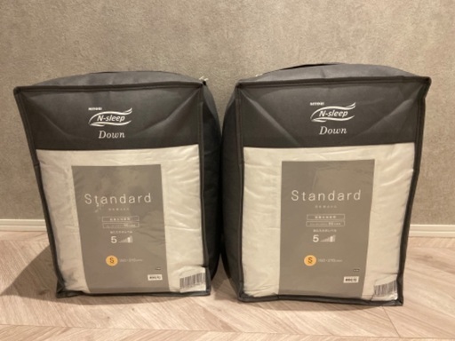 ニトリ　N-sleep 羽毛掛け布団　新品未使用