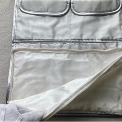 ランコム・LANCOME ホワイトキルティング:ポーチ:4ヶ所:ノベルティの画像