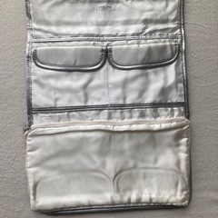 ランコム・LANCOME ホワイトキルティング:ポーチ:4ヶ所:ノベルティの画像