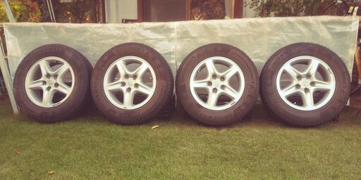 16インチ中古アルミホイール付きスタットレスタイヤ4本セット