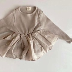 【ラスト1点】韓国🇰🇷ベビー服 女の子 ワンピース ロンパースの画像