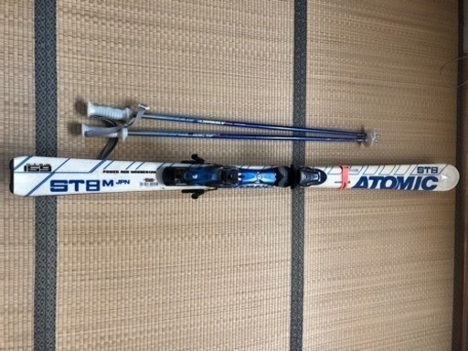 アトミック　スキー板＋ストック　セット