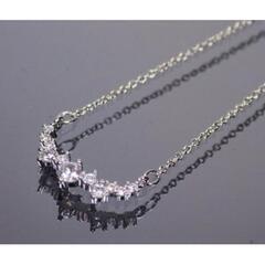 ▼J→→→M18-17   ブリリアントプリンセスペンダントネックレス　特別デザインの画像