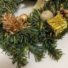 クリスマスオーナメント　直径23㎝　クリスマスリースの画像