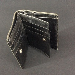 PRADA プラダ モスグリーン コンパクト折財布 カードケース付き オールド アンティーク レトロの画像