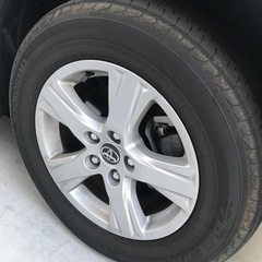 （売れました）トヨタアルファード純正ホイールタイヤ4本セットヨコ...